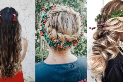 Christmas hairstyles: 25 ideas to find inspiration
